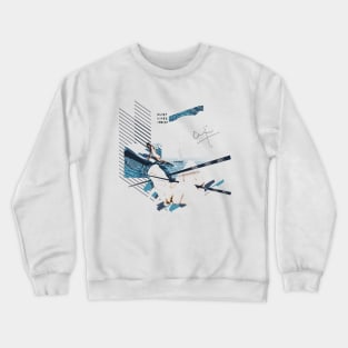 Abstract Form Crewneck Sweatshirt